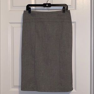 Grey pencil skirt
